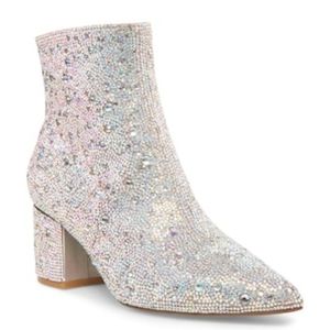 Betsey Johnson rinestone botties
